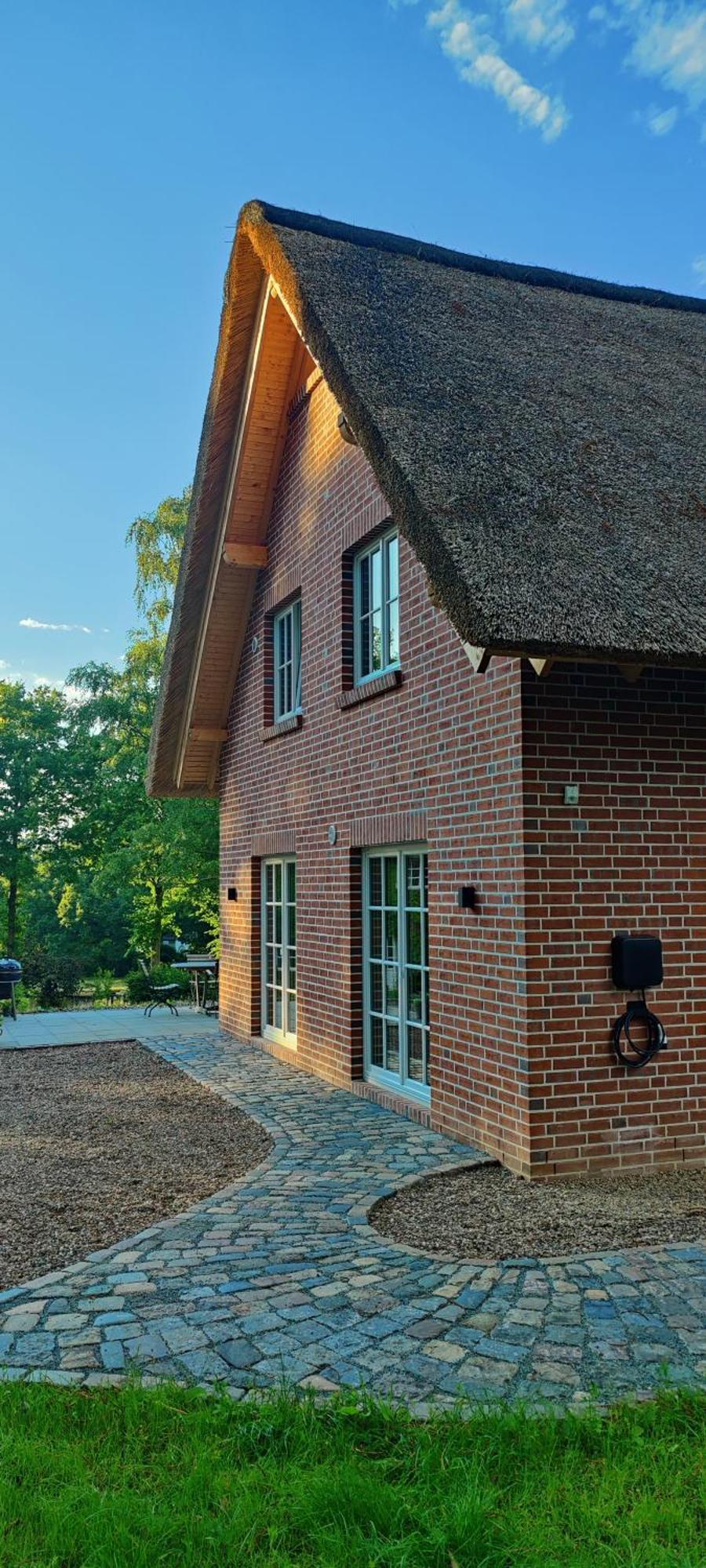 Reetdachhaus In Der Bremer Schweiz Exterior photo